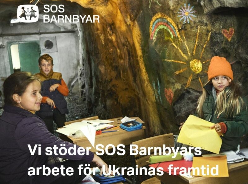 Effektiv Nu stöder SOS barnbyars arbete för Ukrainas framtid